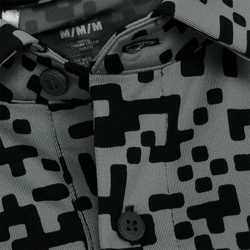 UNDER ARMOUR T2G Printed (2025) Men's Polo (Black/Castlerock) - Image 3