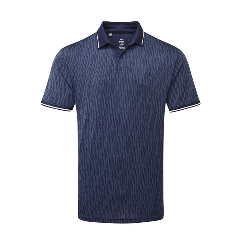 UNDER ARMOUR Drive Sport Jacquard Men's Polo (Midnight Navy)