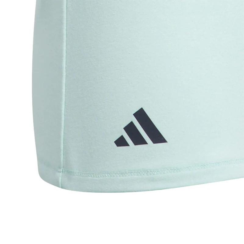 ADIDAS Performance Girl's Sleeveless Polo (Aqua) - Image 4