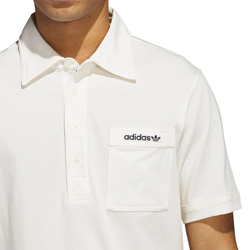 ADIDAS Originals Archive Pocket Men's Polo (White) - Image 3