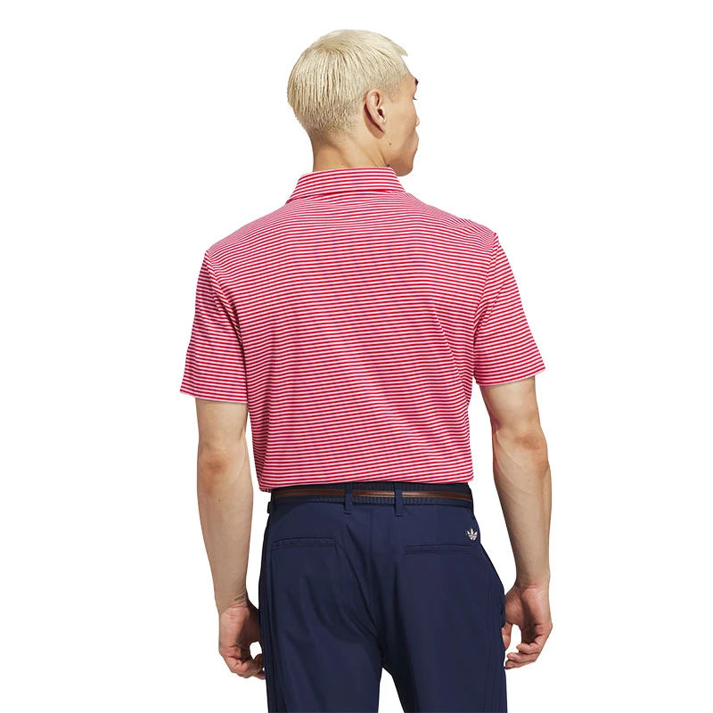 ADIDAS Originals Stripe Men's Pique Polo (Lilac) - Image 2