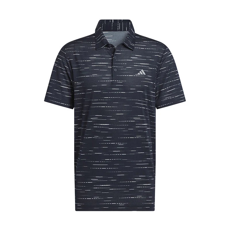 ADIDAS Ultimate365 Mesh Glimmer Print Men's Polo (Navy)