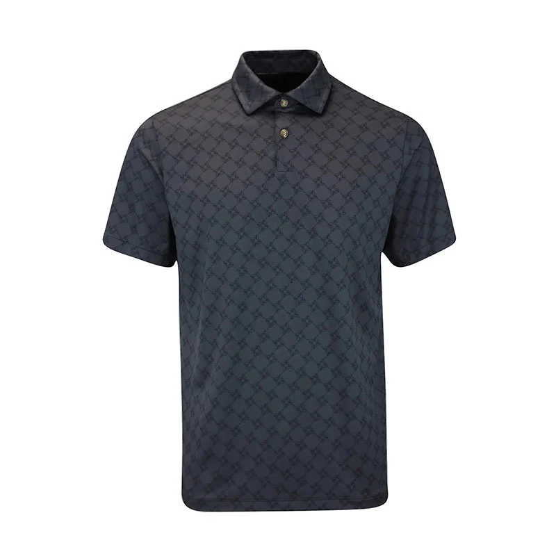 NIKE Jordan Sport Printed Men's Polo (Black)