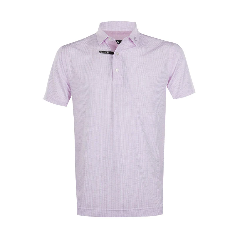 FOOTJOY Tee Geo Lisle Men's Polo (Orchid)