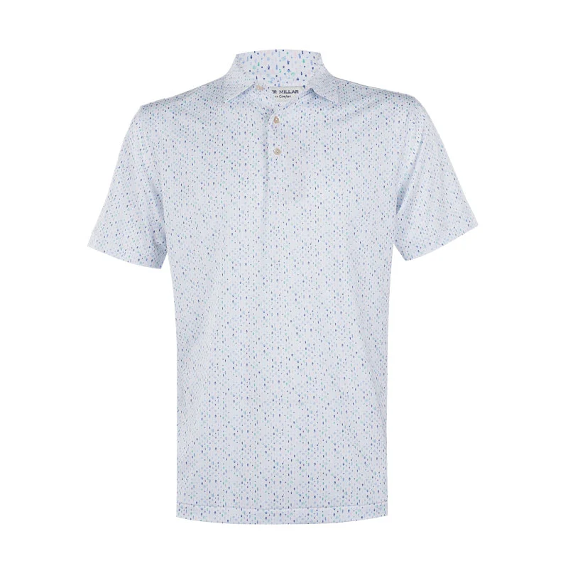 PETER MILLAR Cocktail Garnish Men's Performance Polo (White)
