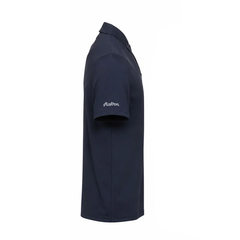 MALBON GOLF Fairway Baldwin Men's Polo (Navy) - Image 3