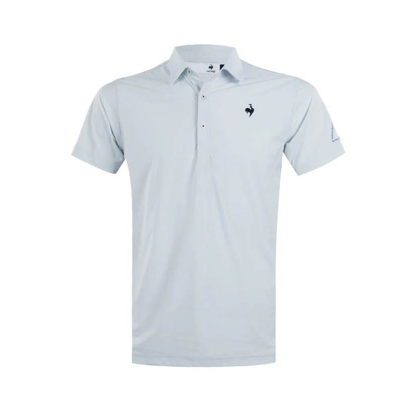 LE COQ SPORTIF GOLF Nylon Stretch Men's Polo (Grey)