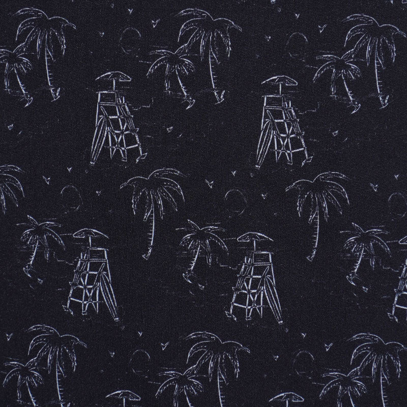 CUTTER & BUCK Mercerized Left Print Men's Polo (Navy) - Image 4