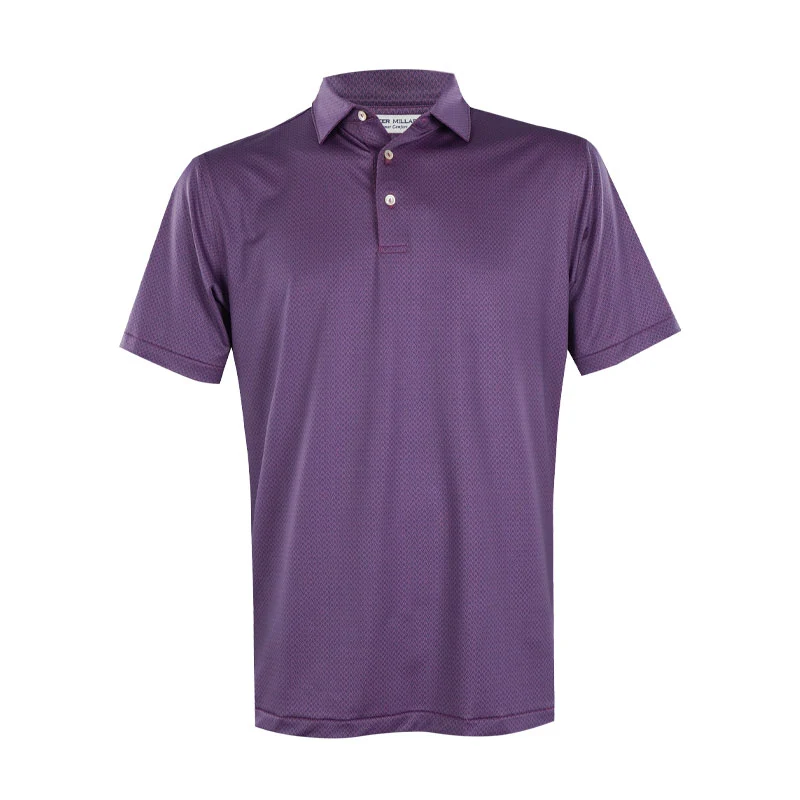 PETER MILLAR Abbott Men's Performance Jersey Polo (Rosewood)