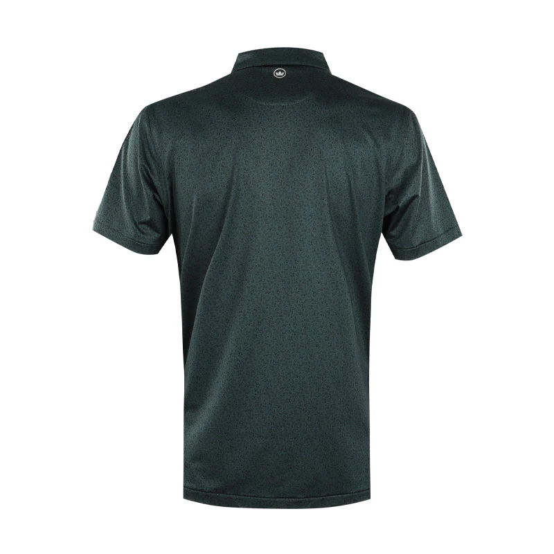 PETER MILLAR No Slow Play Men's Performance Jersey Polo (Nordic Pine) - Image 2