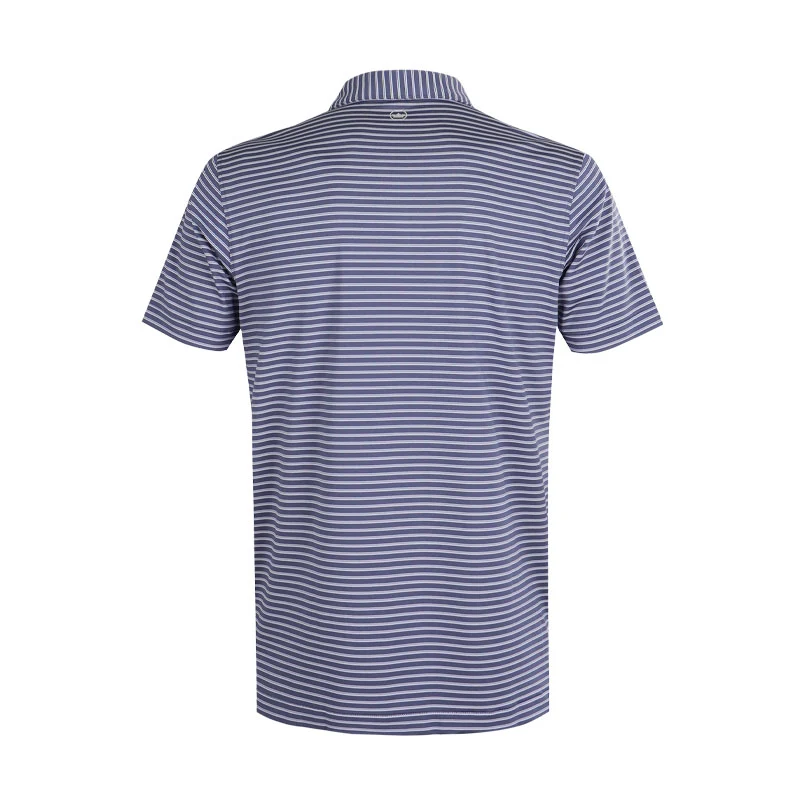 PETER MILLAR Bridge Men's Performance Jersey Polo (Nebula Blue) - Image 2