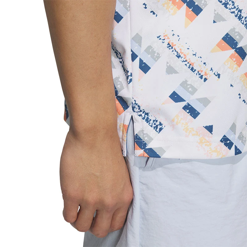 ADIDAS AOP Men's Polo (White) - Image 4