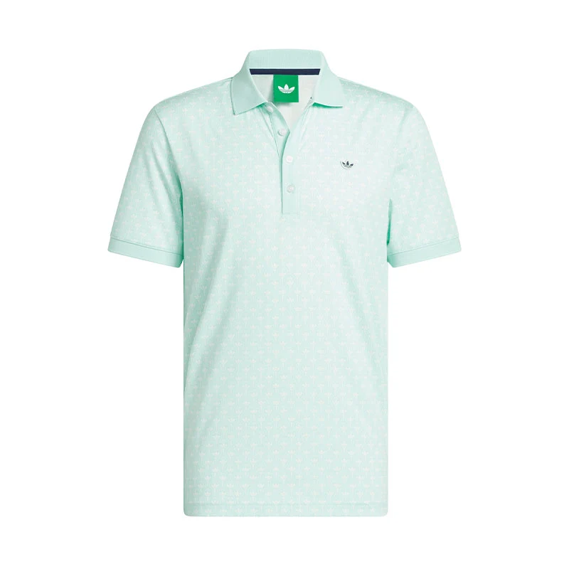 ADIDAS Originals All Over Trefoil Men's Polo (Mint)