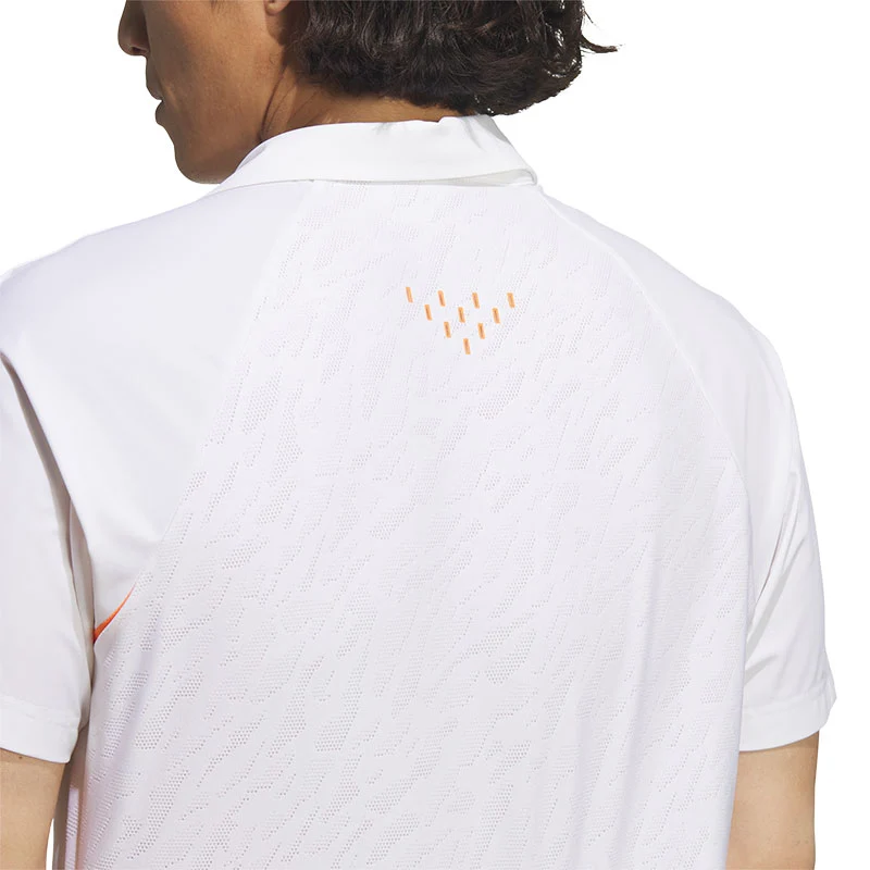 ADIDAS Ultimate365 Tour Climacool Men's Polo (White) - Image 4