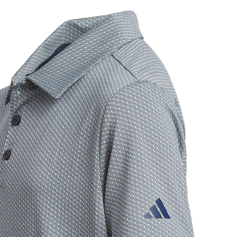 ADIDAS Textured Boy's Polo (Sage) - Image 4
