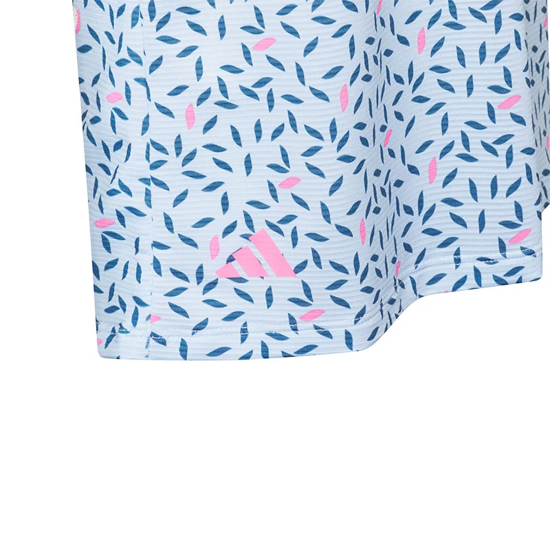 ADIDAS Printed Girl's Polo (Sky) - Image 4