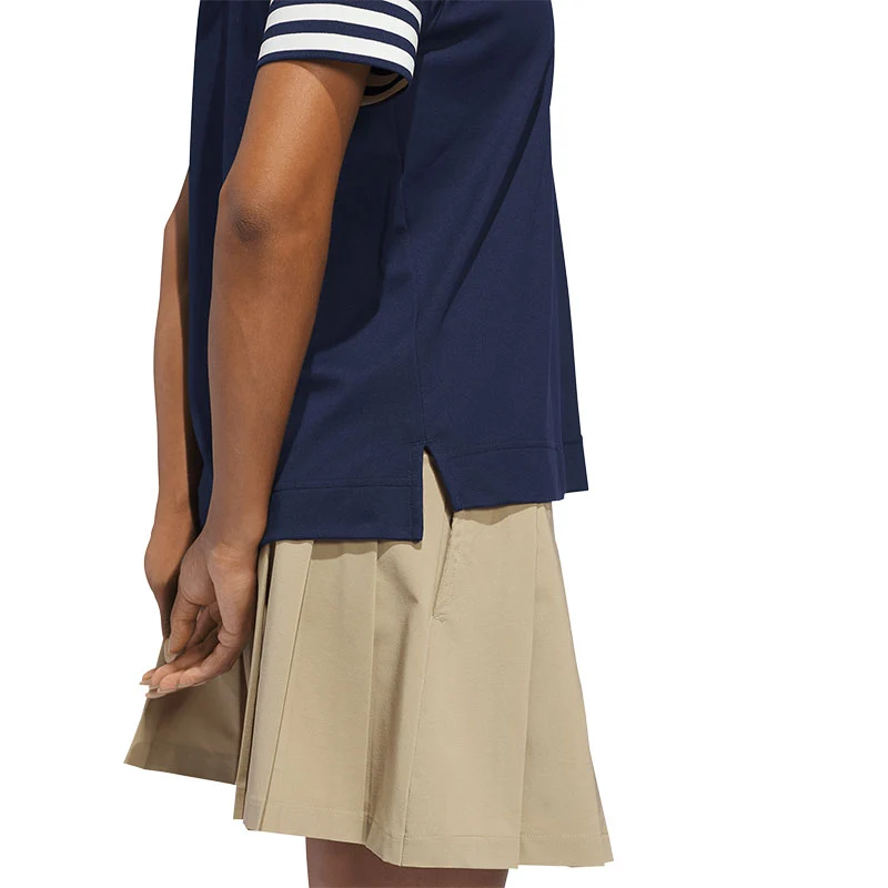 ADIDAS Originals 3-Stripe Women's Polo (Indigo) - Image 4
