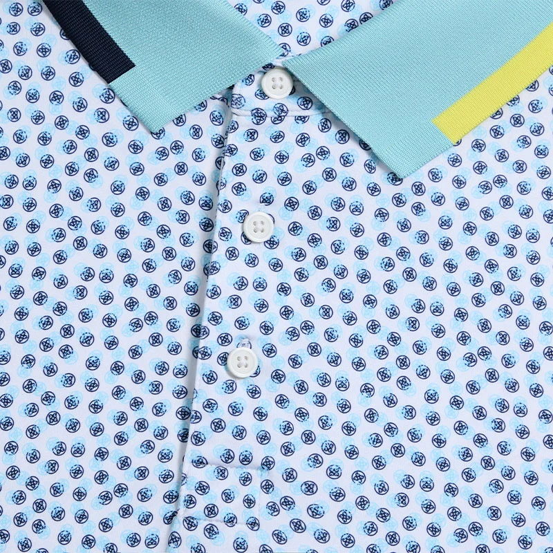 GFORE 3/G's Men's Tech Jersey Polo (Snow) - Image 3