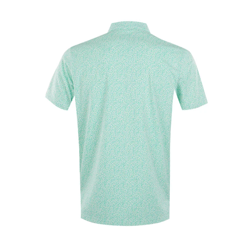CALVIN KLEIN Watkins Print Men's Polo (Mint) - Image 2