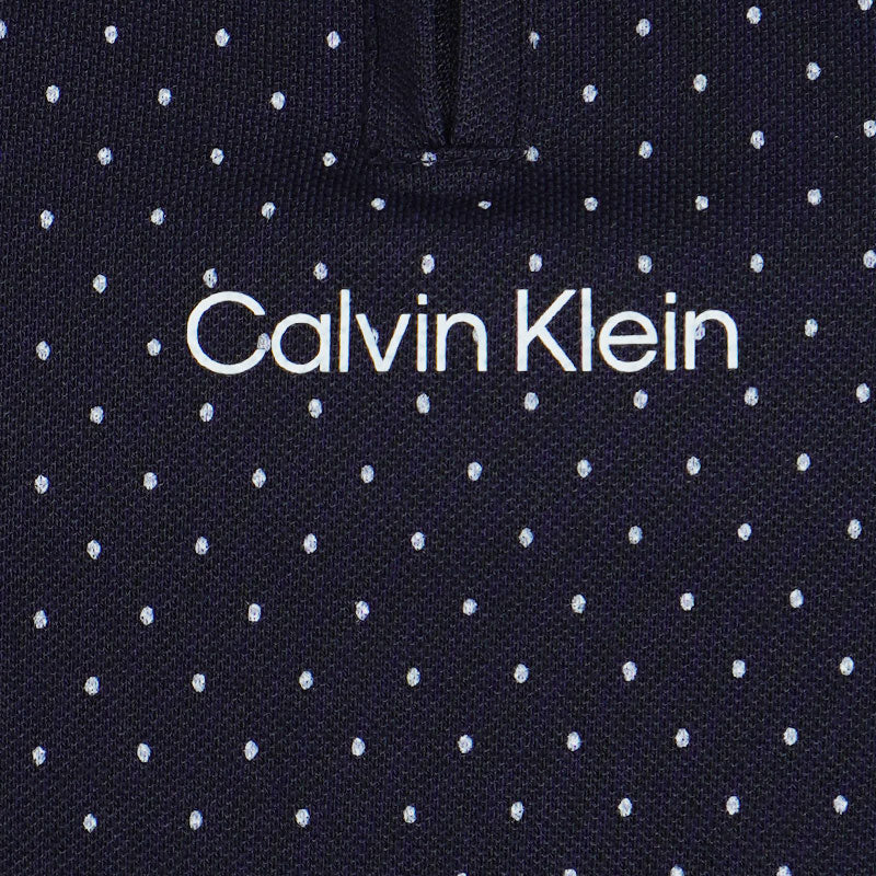 CALVIN KLEIN Camilla Print Women's Sleeveless Polo (Navy) - Image 4