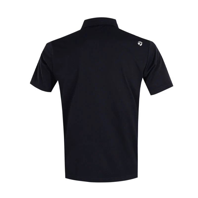 TAYLORMADE Vertical Stripe Men's Polo (Navy) - Image 2