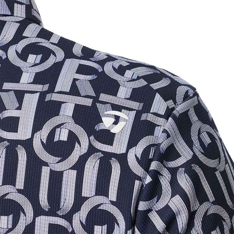 TAYLORMADE T-ICE T-AIR Graphic Women's Polo (Navy) - Image 4