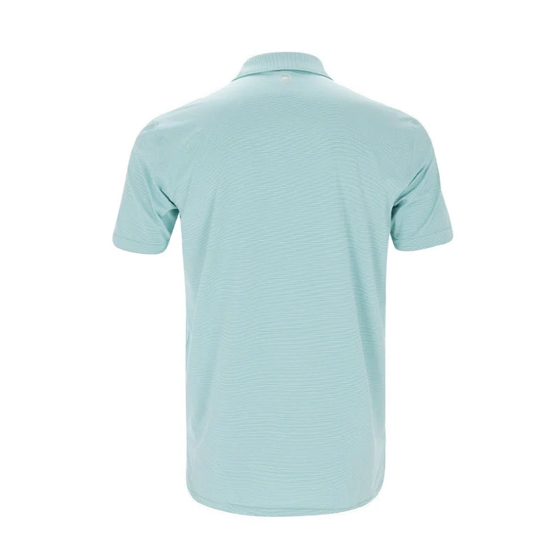 PETER MILLAR Jubilee Men's Performance Jersey Polo (Snow Pea) - Image 2