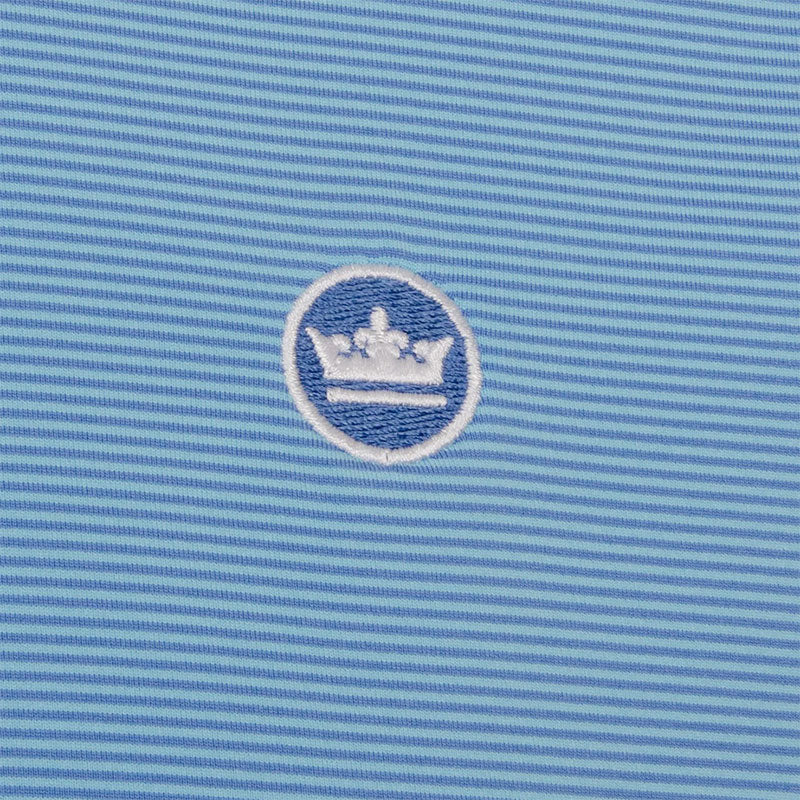 PETER MILLAR Jubilee Men's Performance Jersey Polo (Windsor Blue) - Image 4