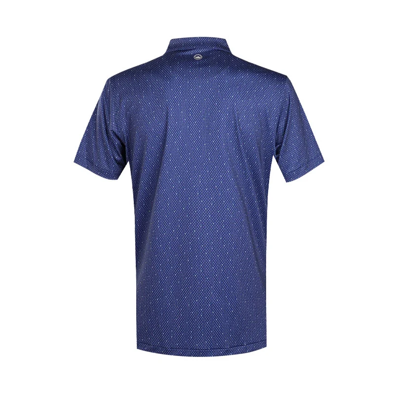 PETER MILLAR In The Rough Men's Performance Polo (Sport Navy) - Image 2