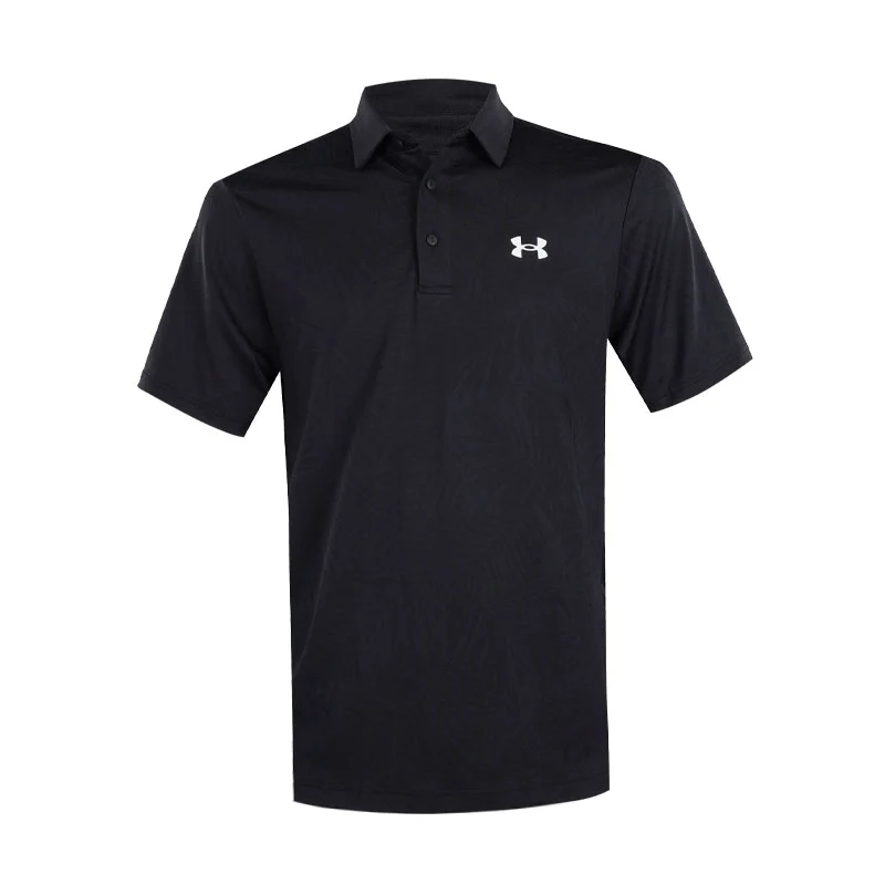 UNDER ARMOUR Playoff Jacquard Men's Polo (Black)