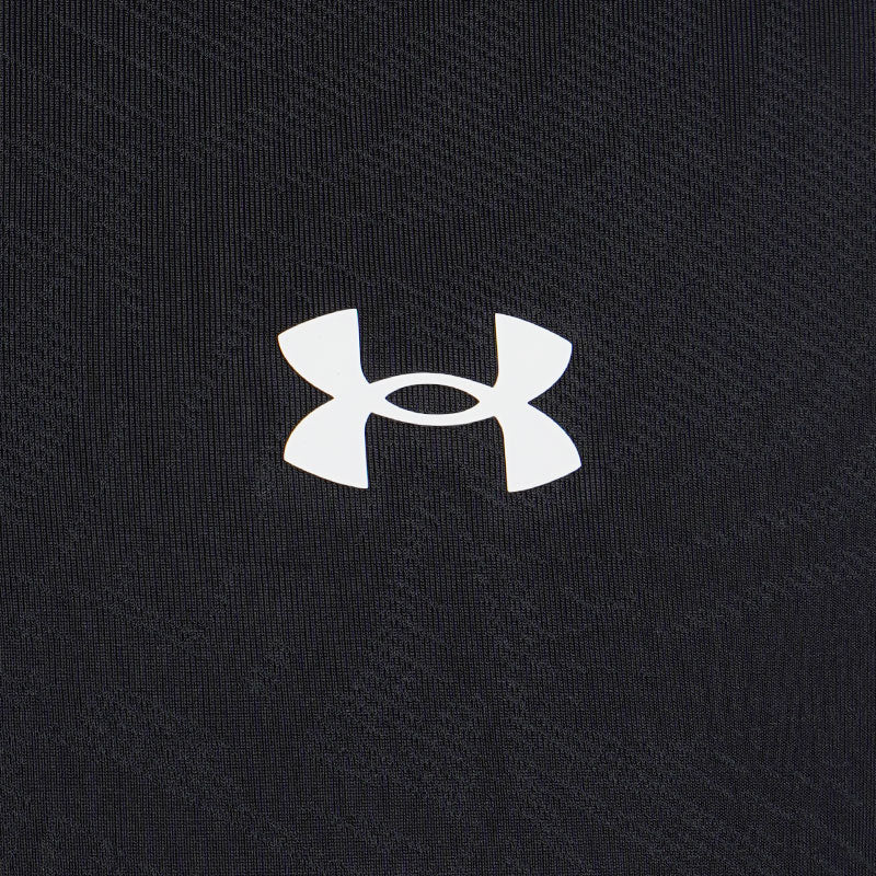 UNDER ARMOUR Playoff Jacquard Men's Polo (Black) - Image 4