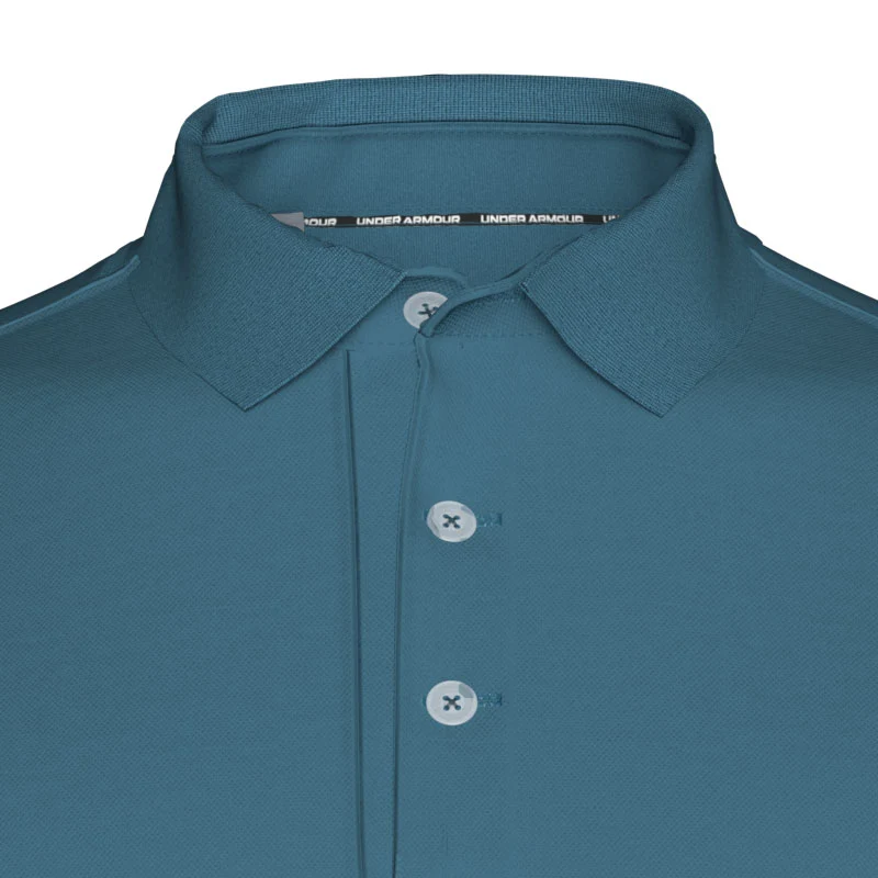 UNDER ARMOUR ArmourDry Pique Men's Polo (Boundless Blue) - Image 3