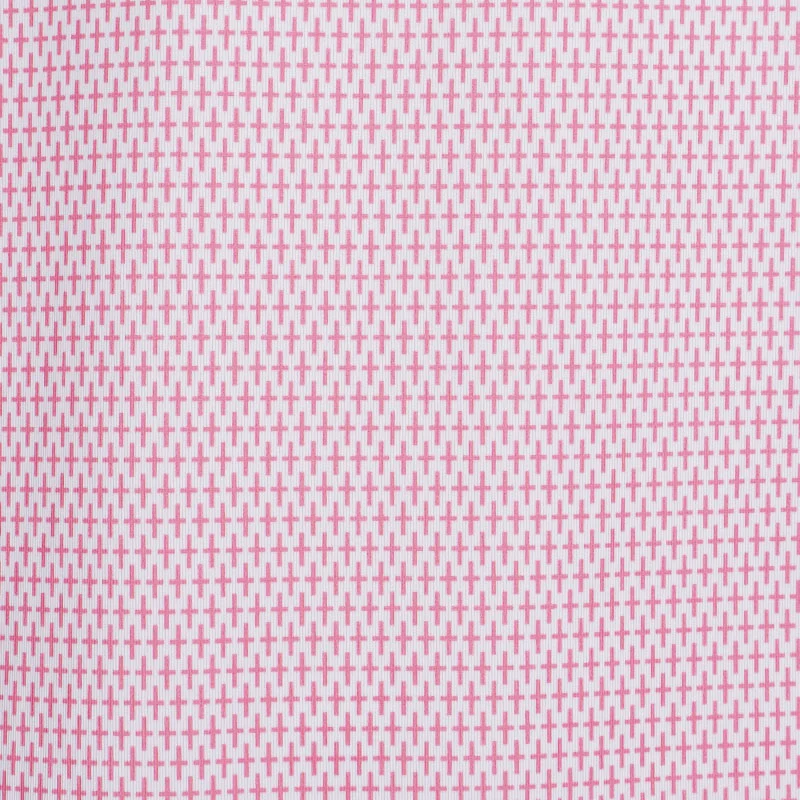 FOOTJOY Grip Print Lisle Men's Polo (White/Red) - Image 4