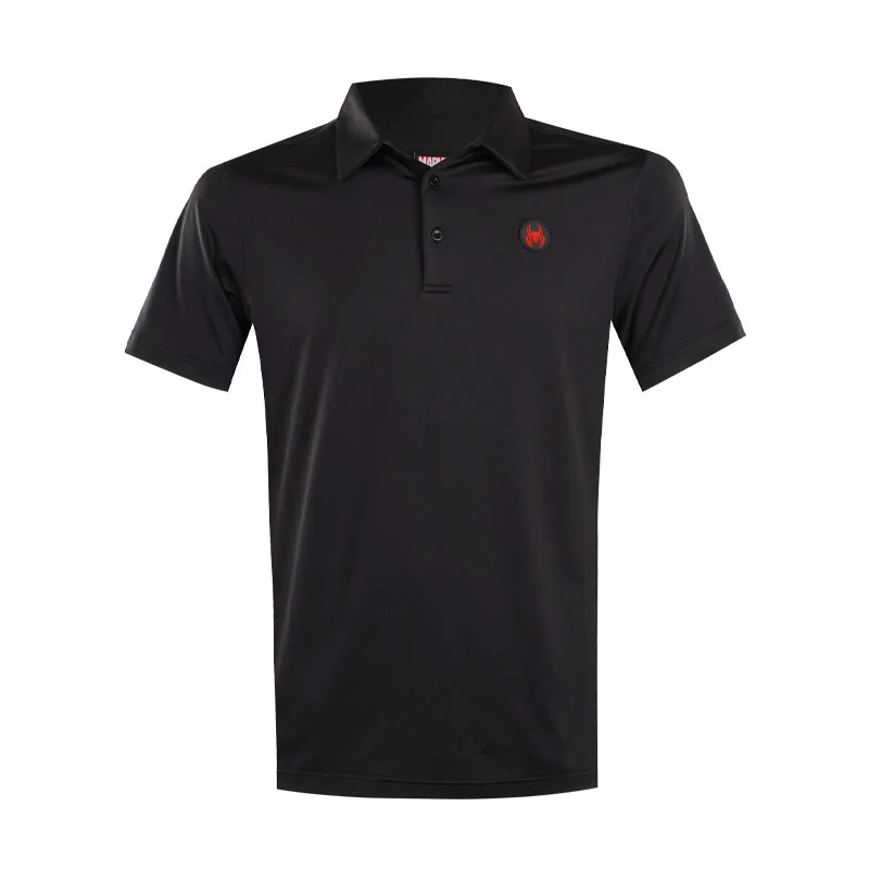 DISNEY Spider-Man Mesh Men's Polo (Black)