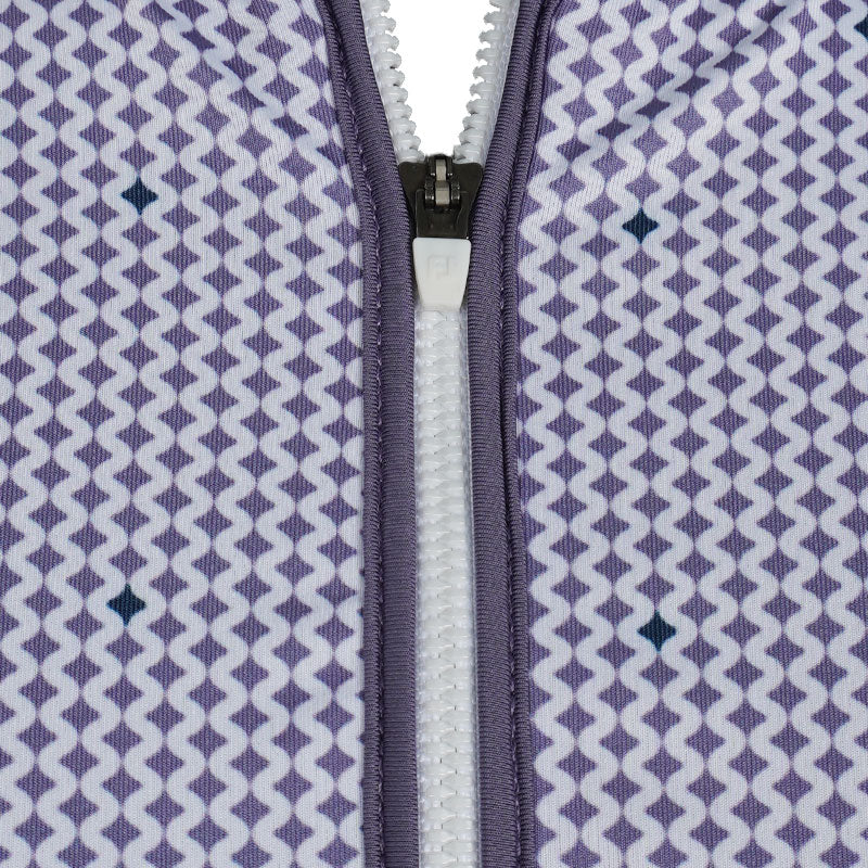 FOOTJOY Zip Front Women's Polo (White) - Image 3