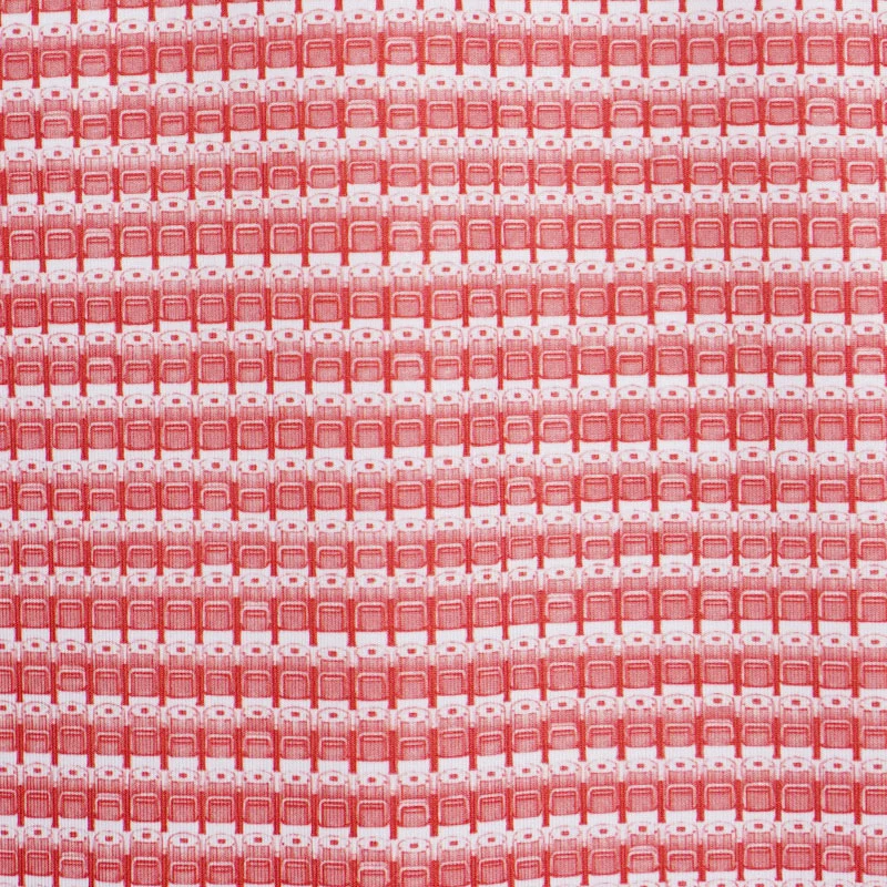 PUMA MATTR Stadium Men's Polo (White/Candy Apple) - Image 4