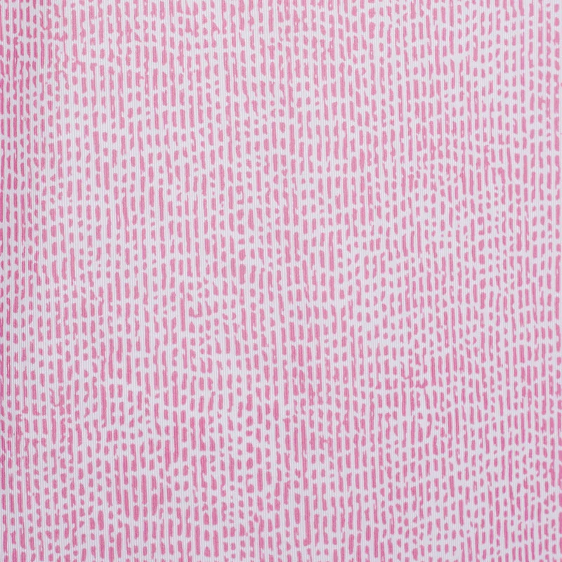 FOOTJOY Seersucker Print Lisle Men's Polo (Pink) - Image 4