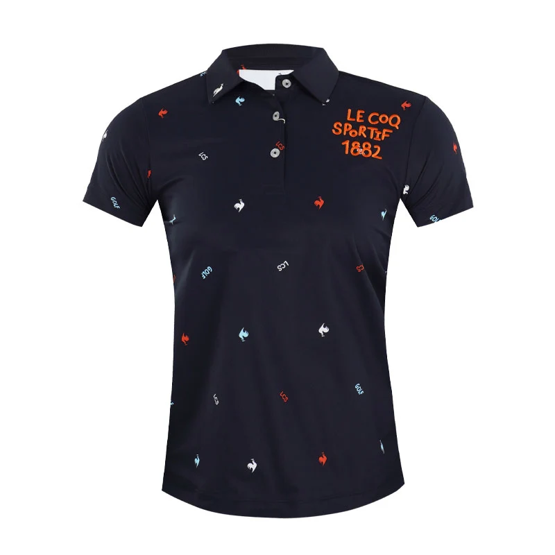 LE COQ SPORTIF GOLF Flying Pattern Women's Polo (Navy)