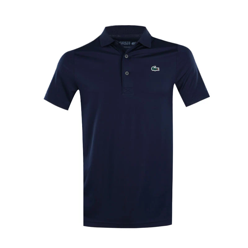 LACOSTE Regular Fit UV Protect Men's Polo (Navy)