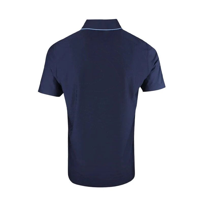 PUMA x Reigning Champ Jacquard Men's Polo (Deep Navy) - Image 2