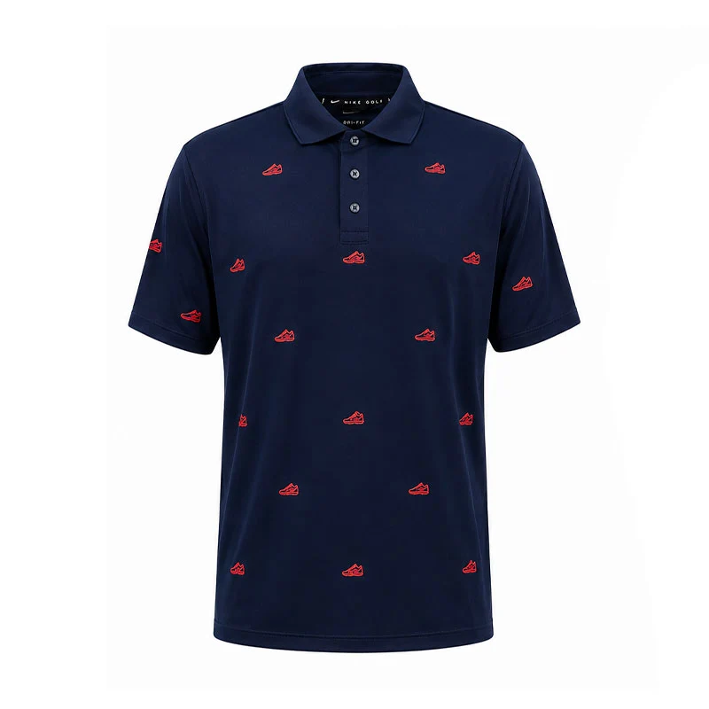 NIKE Par Men's Polo (Navy/Lava)