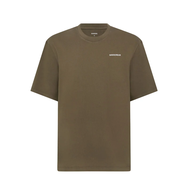 MANORS Logo Men's T-Shirt (Olive)