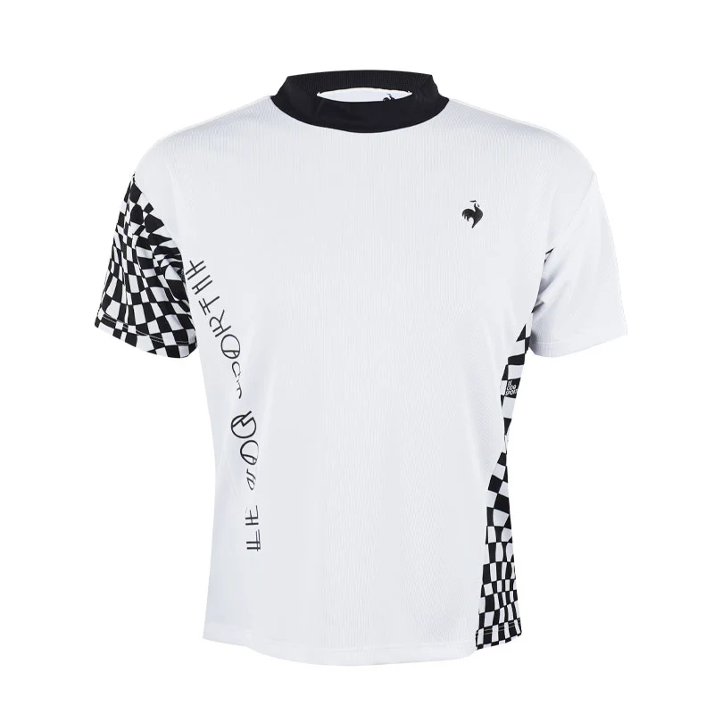 LE COQ SPORTIF GOLF Wide Women's Mock Shirt (White)