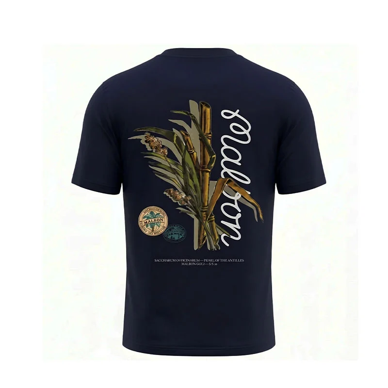 MALBON GOLF Bermuda Origin Tee (Midnight Navy) - Image 2