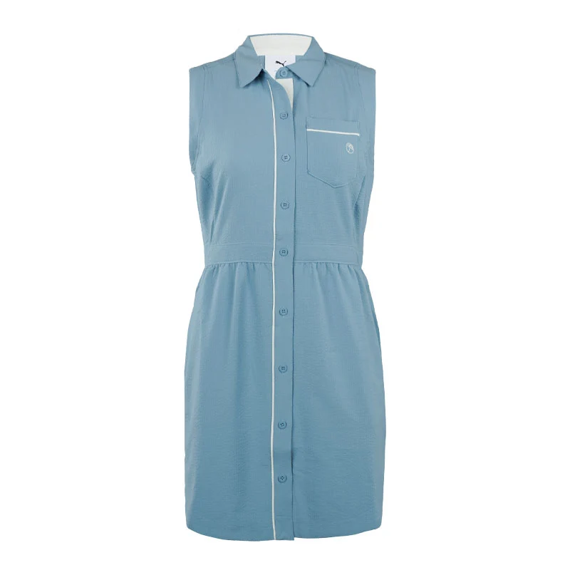 PUMA x Arnold Palmer Seersucker Dress (Zen Blue)