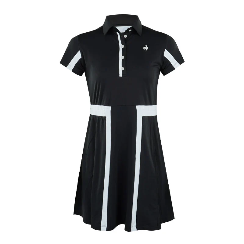 LE COQ SPORTIF GOLF Mondarian Dress (Black)
