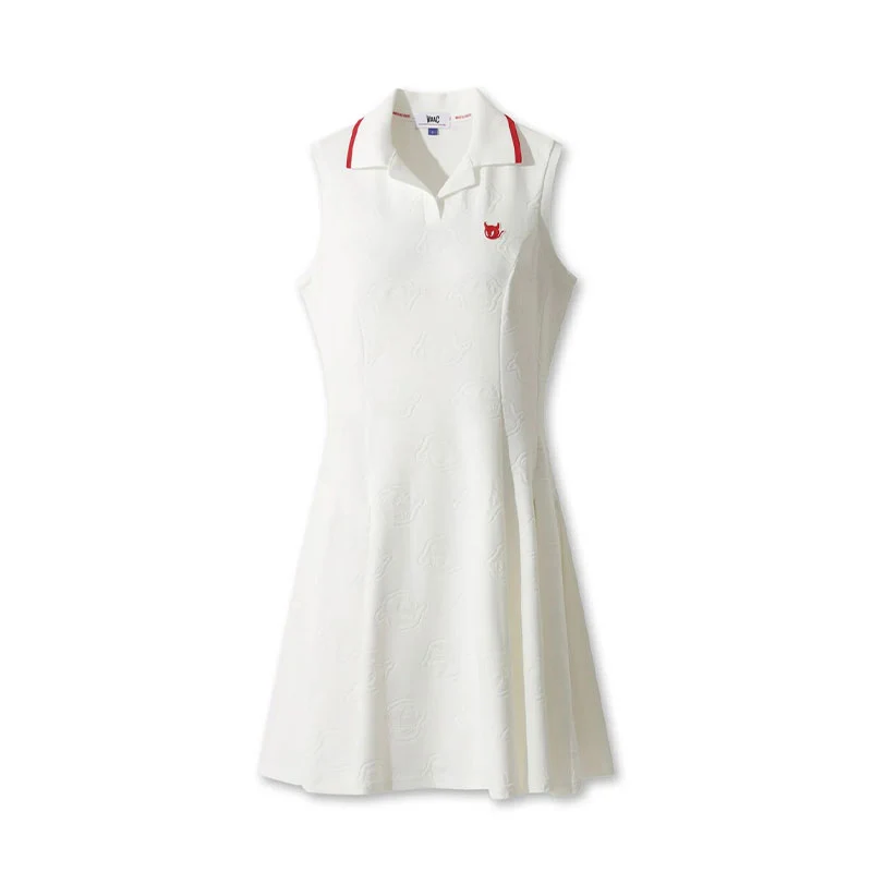 WAAC Women's Jacquard Dress (White)