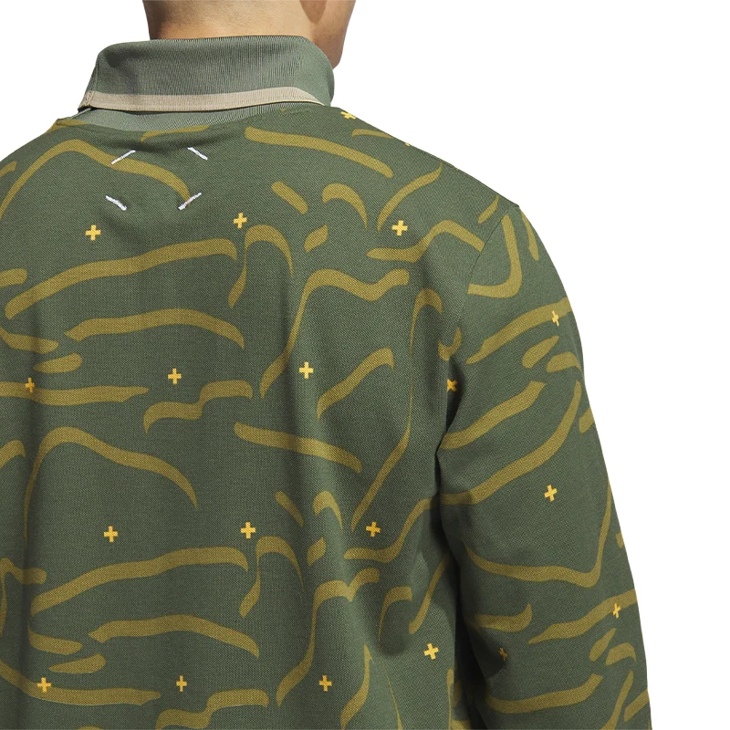 ADIDAS Adicross Turtle Neck Men's Long Sleeve Polo (Artic) - Image 4