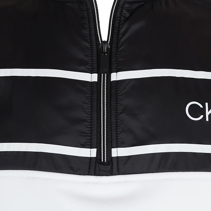 CALVIN KLEIN Harrow Half-Zip Men's Shirt (White) - Image 3