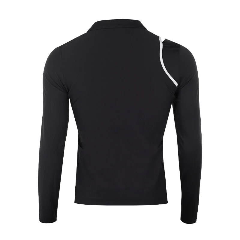 HONMA Performance Women's Long Sleeve Polo (Black) - Image 2